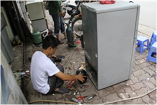 Thợ sửa tủ lạnh tại nhà ở Hải Phòng
